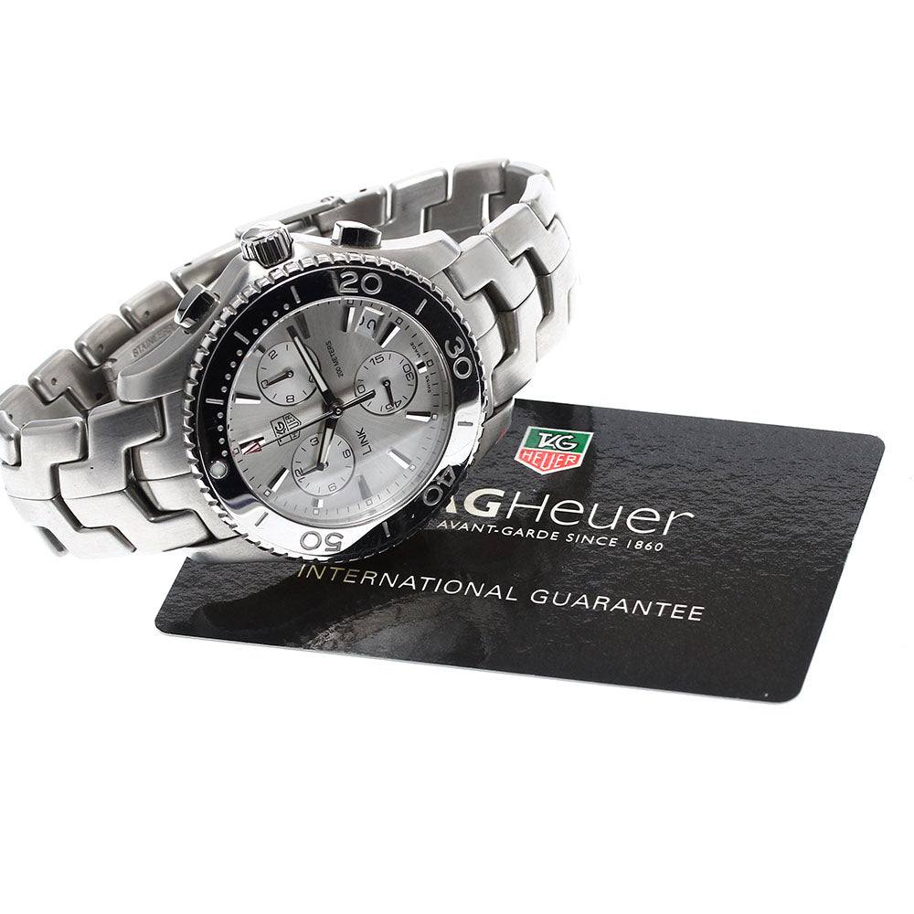 TAG HEUER Link CJ1111 Chronograph Silver Dial Quartz Men's Watch_910238