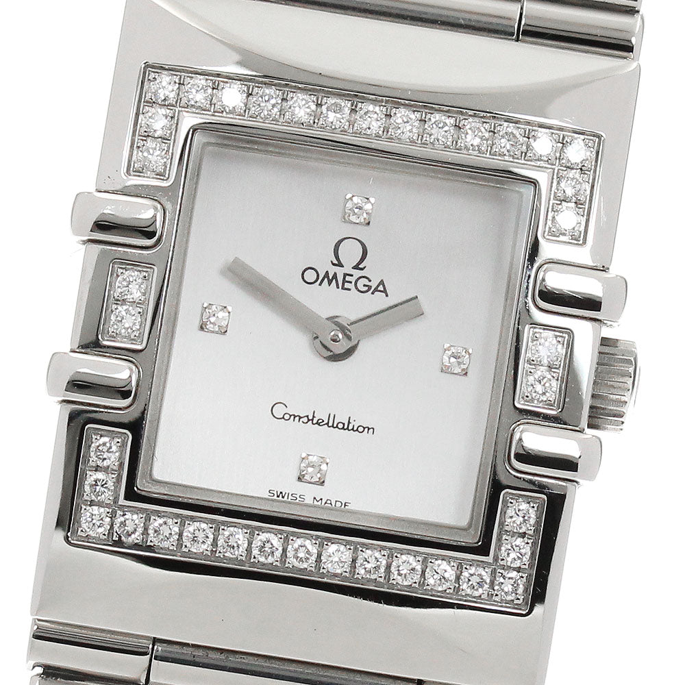 OMEGA Constellation Carre Quadra 1528.36 Silver Dial Quartz Ladies Watch_910246