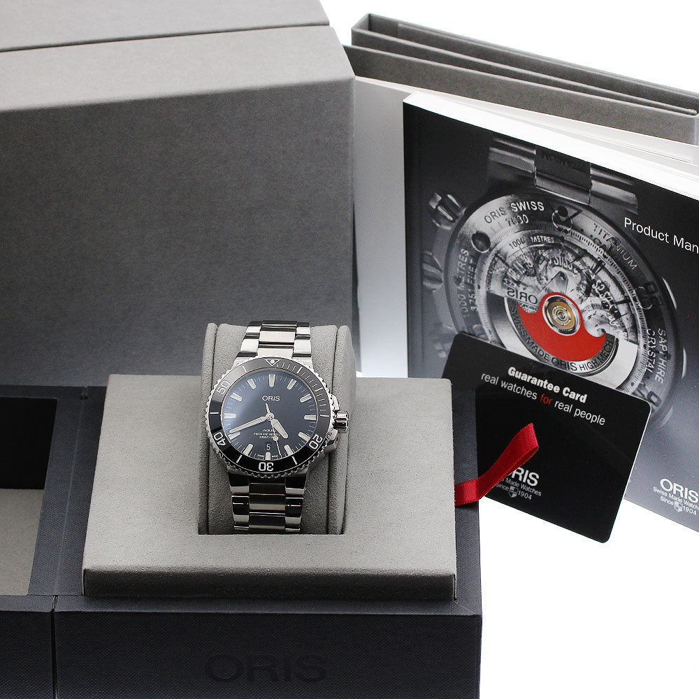 ORIS Aquis 01 733 7730 4134-07 Date black Dial Automatic Men's Watch_910248