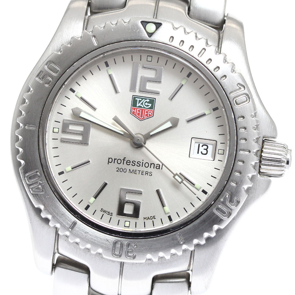 TAG HEUER Link WT1212 Date Silver Dial Quartz Men's Watch_910249