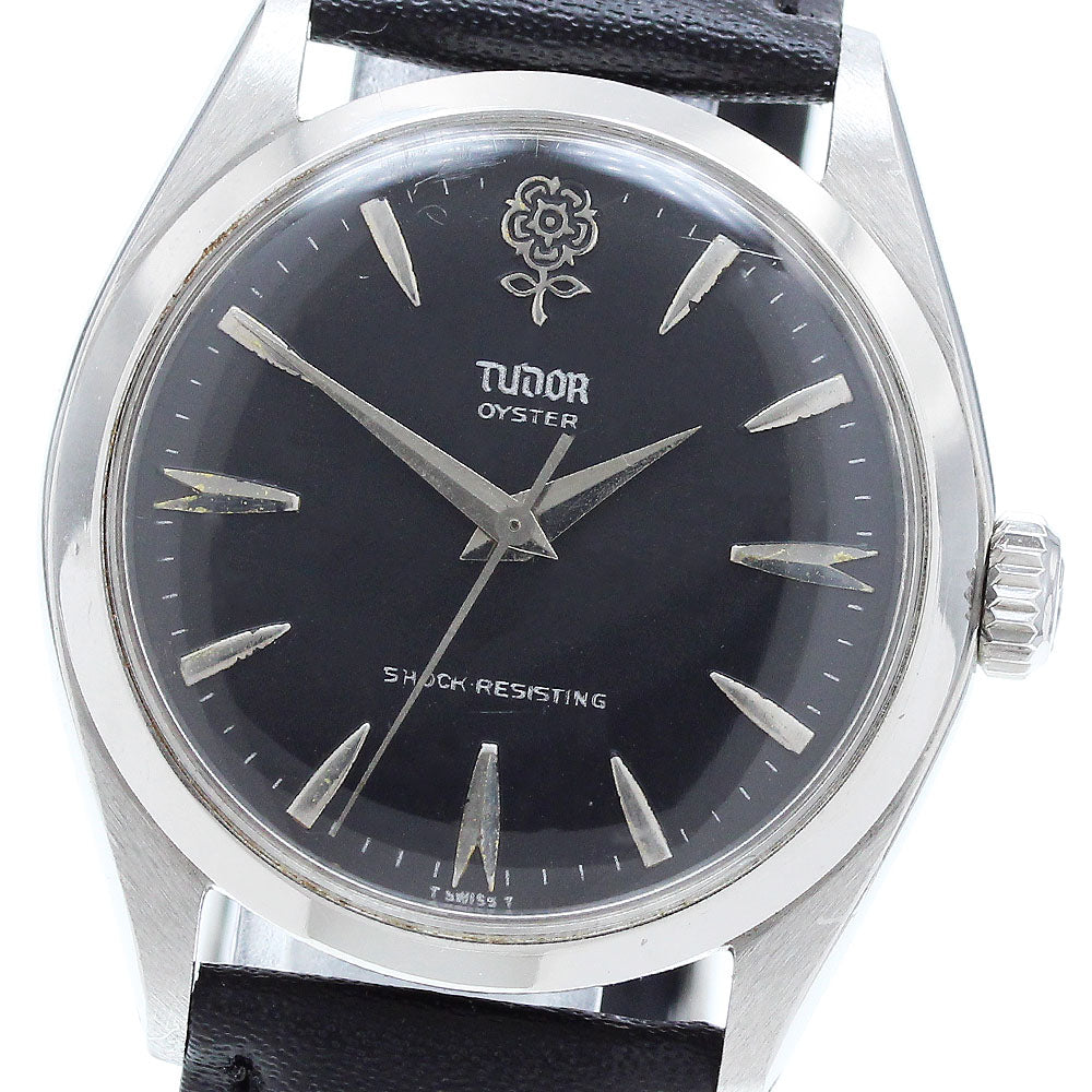 TUDOR Oyster 7934 Decabara black Dial Hand Winding Men's Watch_910259