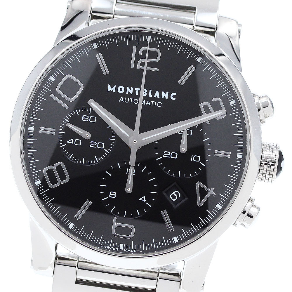 MONTBLANC Time walker 7069 Chronograph Date black Dial Automatic Men's Watch_910271