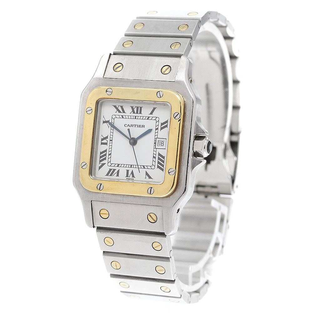 CARTIER Santos Galbe LM Ref unknown Date beige Dial Automatic Men's Watch_910278
