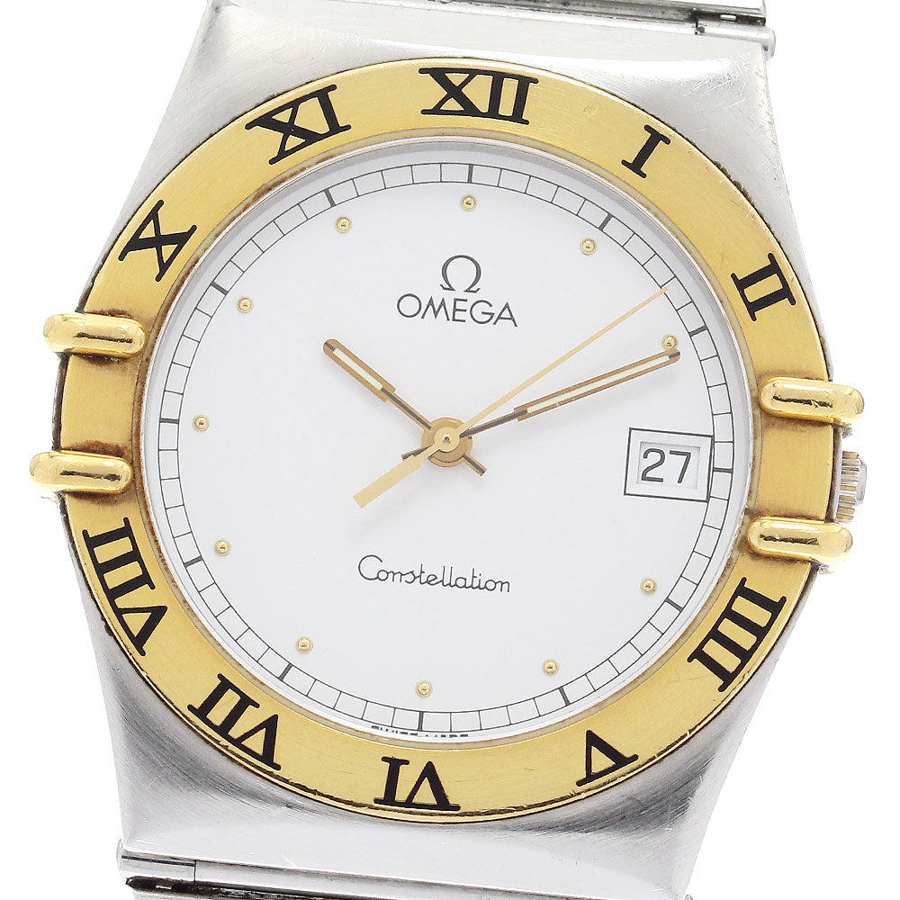 OMEGA Constellation Date white Dial Quartz Men's Watch_910292