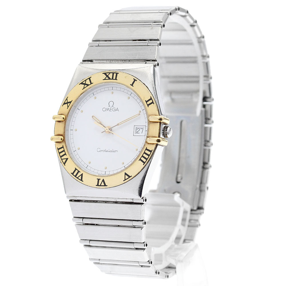 OMEGA Constellation Date white Dial Quartz Men's Watch_910292