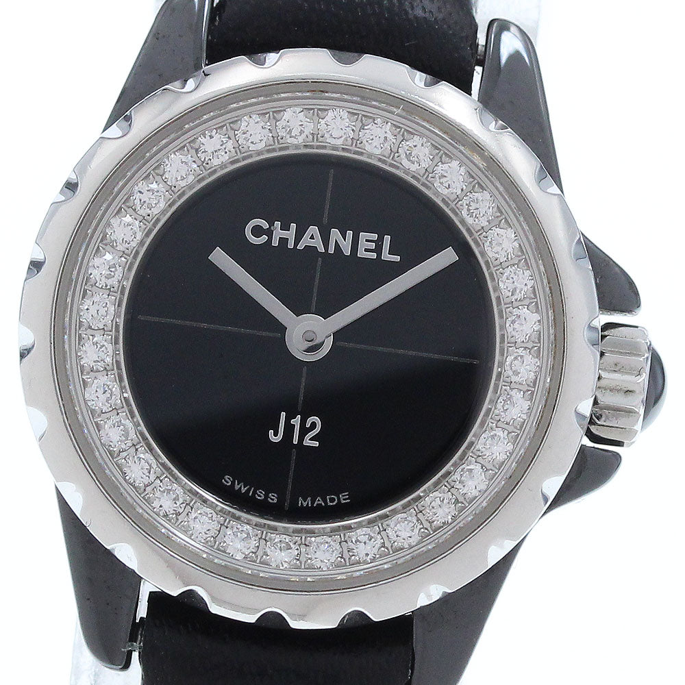 CHANEL J12 XS H4663 Diamond black Dial Quartz Ladies Watch_910303