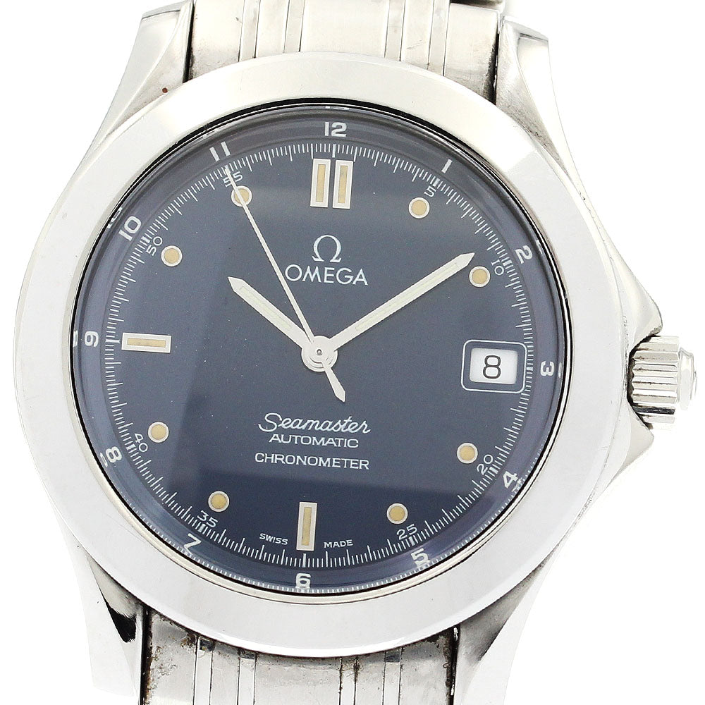 OMEGA Seamaster120 2501.80 Date Navy Dial Automatic Men's Watch_910308