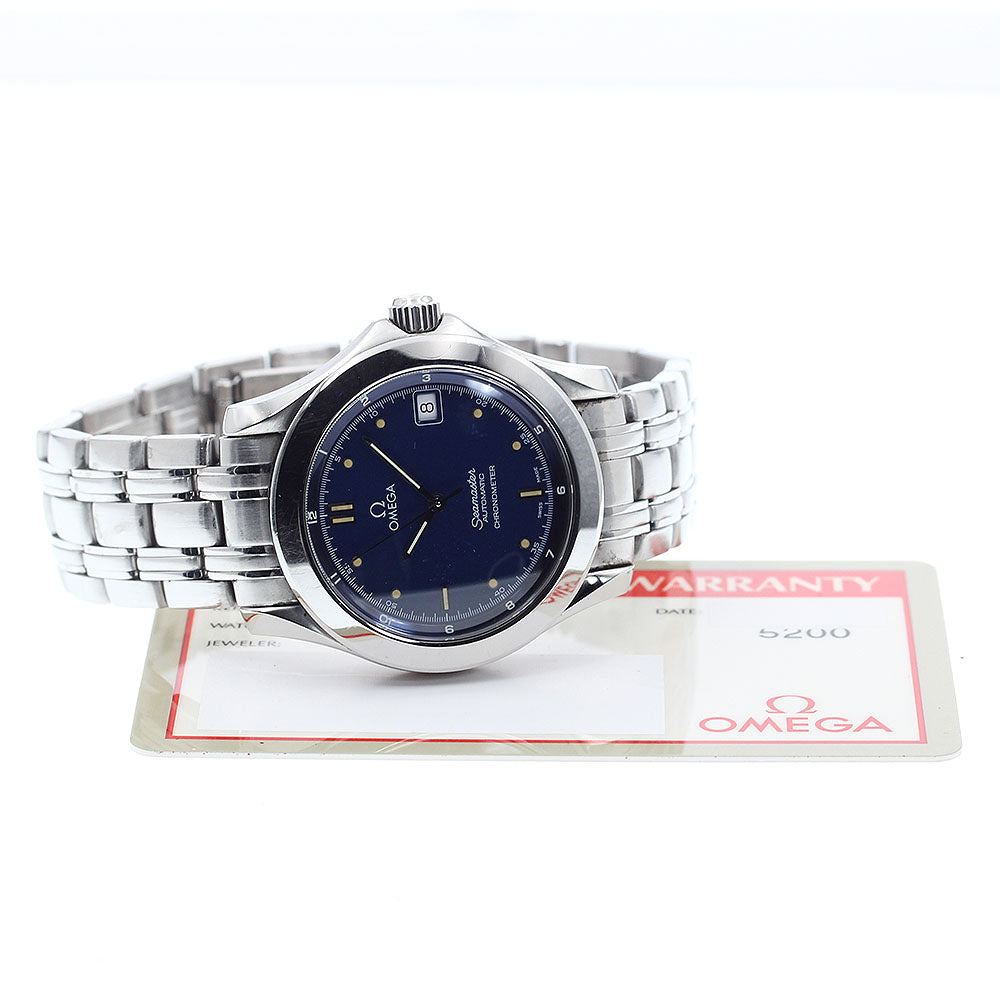 OMEGA Seamaster120 2501.80 Date Navy Dial Automatic Men's Watch_910308