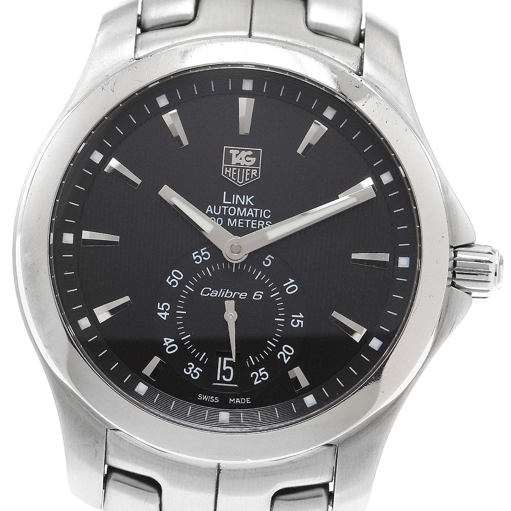 TAG HEUER Link Caliber 6 WJF211A Small seconds Automatic Men's Watch_910321