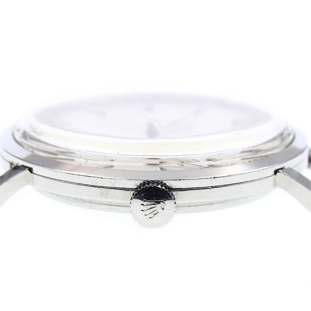 ROLEX Precision 34.110 Cal.1225 head Silver Dial Hand Winding Men's Watch_910323