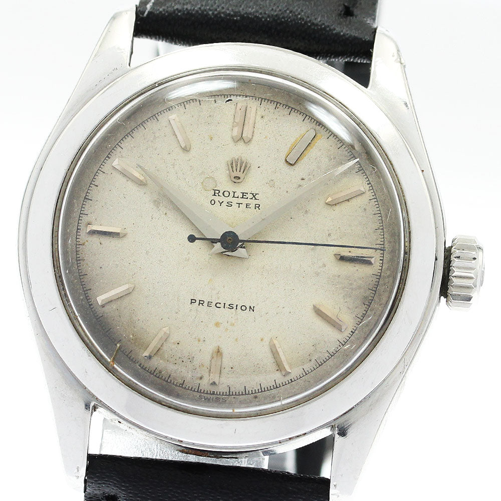 ROLEX Precision 6282 beige Dial Hand Winding Men's Watch_910345