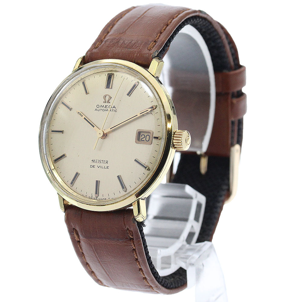 OMEGA De Ville 166033-TOOL106 Vintage date gold Dial Automatic Men's Watch_910355