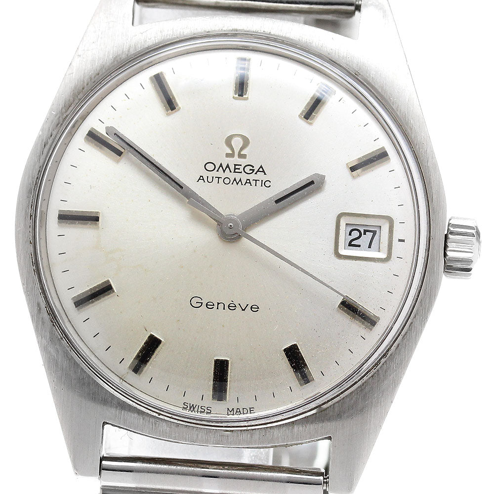 OMEGA Geneve 166.041 Cal.565 Date Silver Dial Automatic Men's Watch_910377