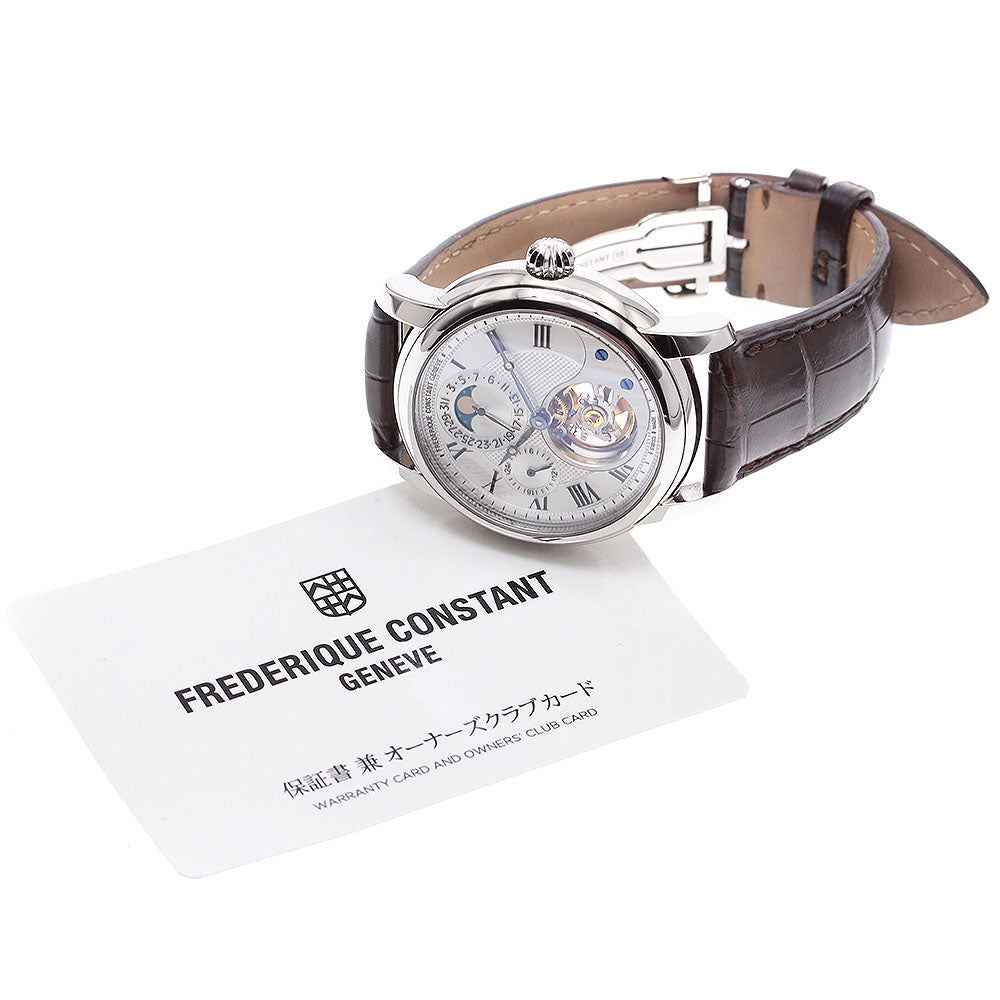 FREDERIQUE CONSTANT Heartbeat Manufacture FC-945MC4H6 Moon phase Silver Dial Automatic Men's Watch_913796