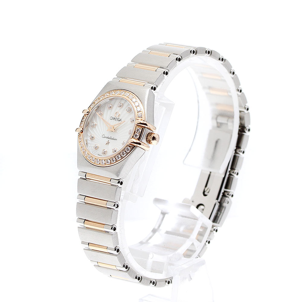 OMEGA Constellation 111.25.23.60.55.003 12P diamond bezel Quartz Ladies_910397