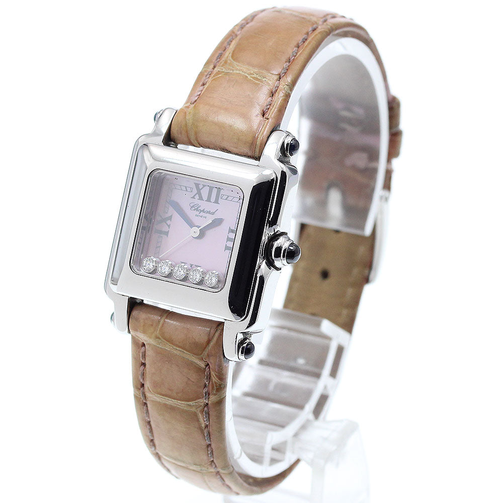 Chopard Happy sports 27/8892-23 5P diamond Pink shell Dial Quartz Ladies Watch_910400