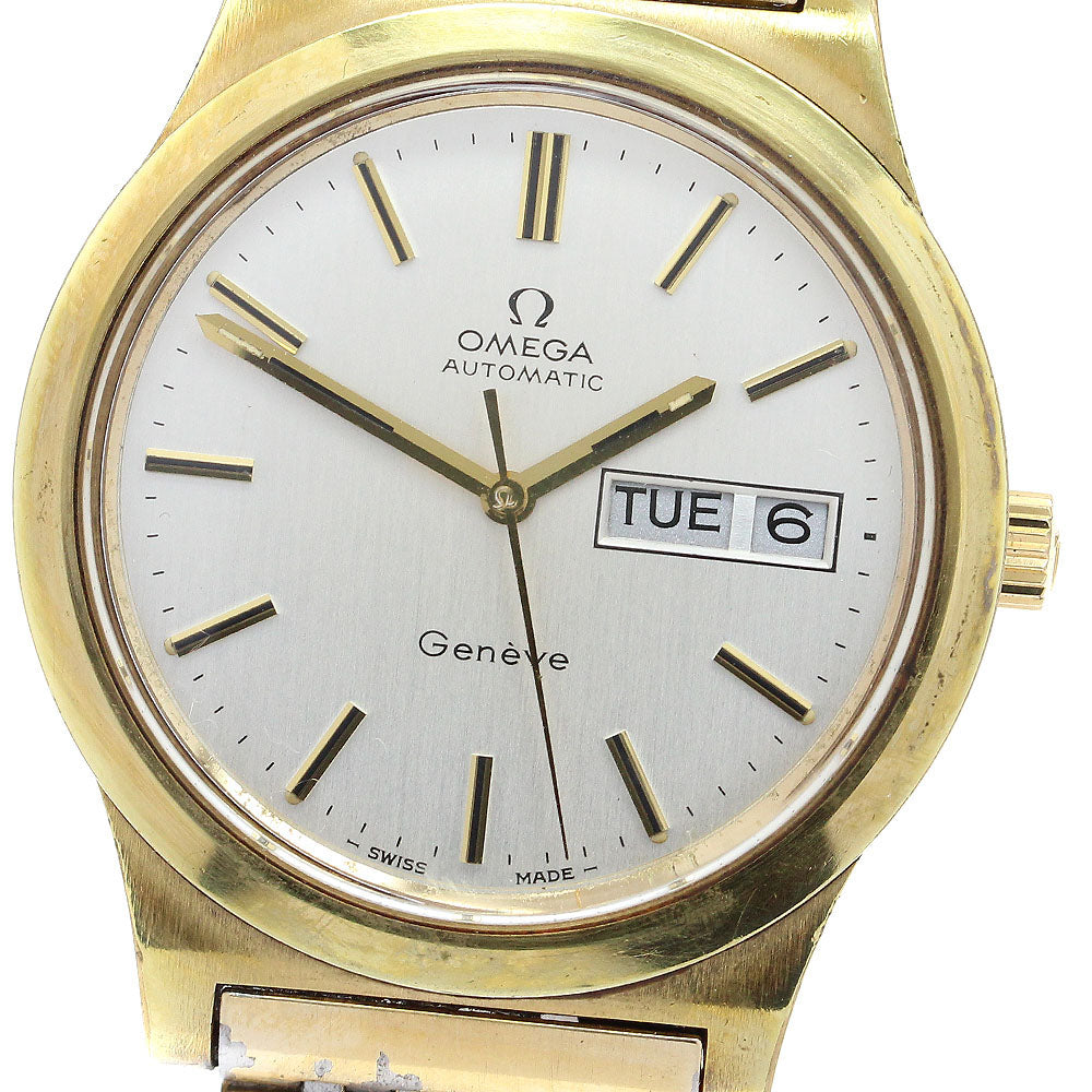 OMEGA Geneve 166.0169 Day-Date Cal.1012 Silver Dial Automatic Men's Watch_910402
