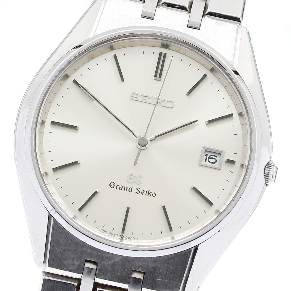 SEIKO Grand Seiko SBGS003/9587-8000 Date Silver Dial Quartz Men's Watch_910412