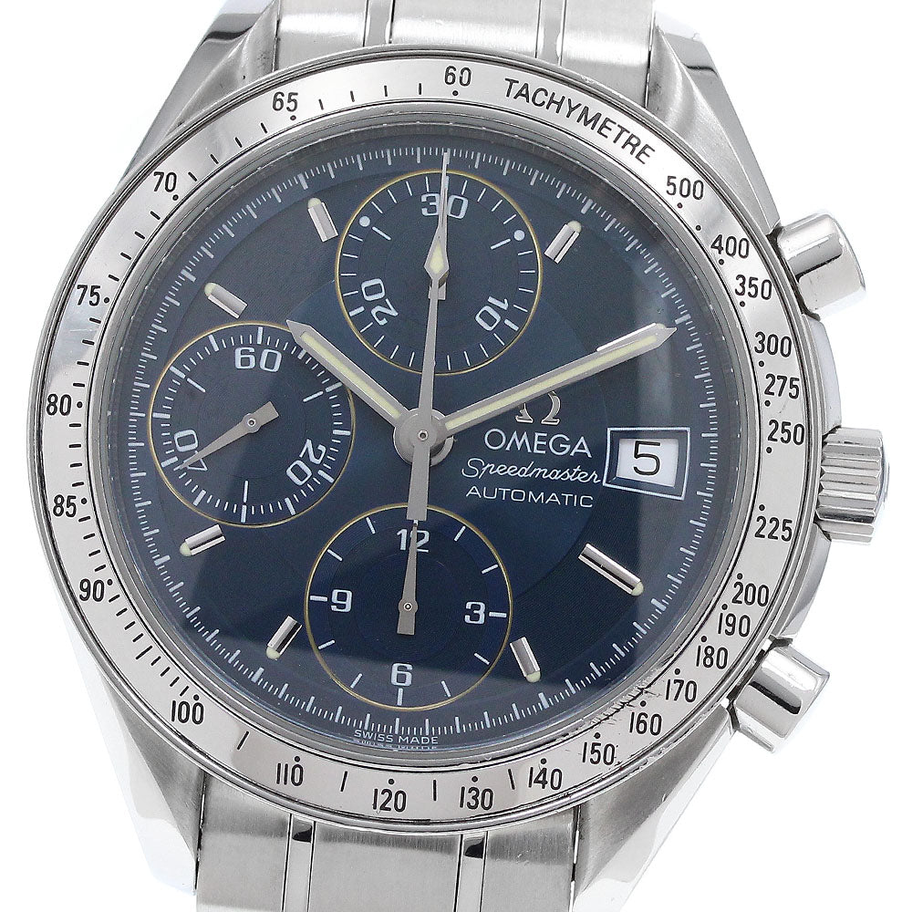 OMEGA Speedmaster Date 3513.80 Chronograph Navy Dial Auto Men's Watch_910422