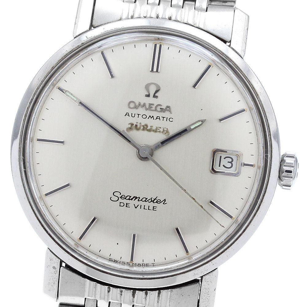 OMEGA TURLER Seamaster De Ville Date Silver Dial Automatic Men's Watch_910428