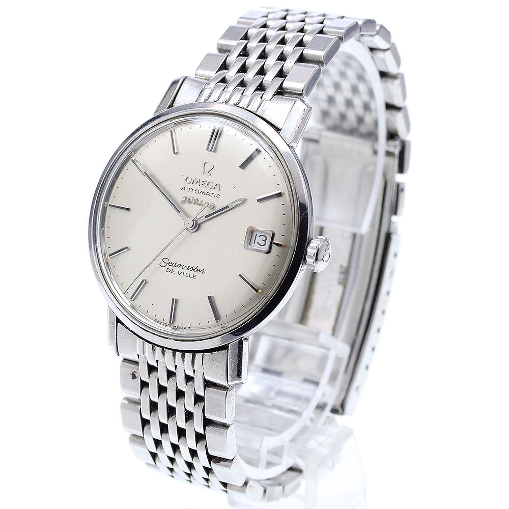 OMEGA TURLER Seamaster De Ville Date Silver Dial Automatic Men's Watch_910428