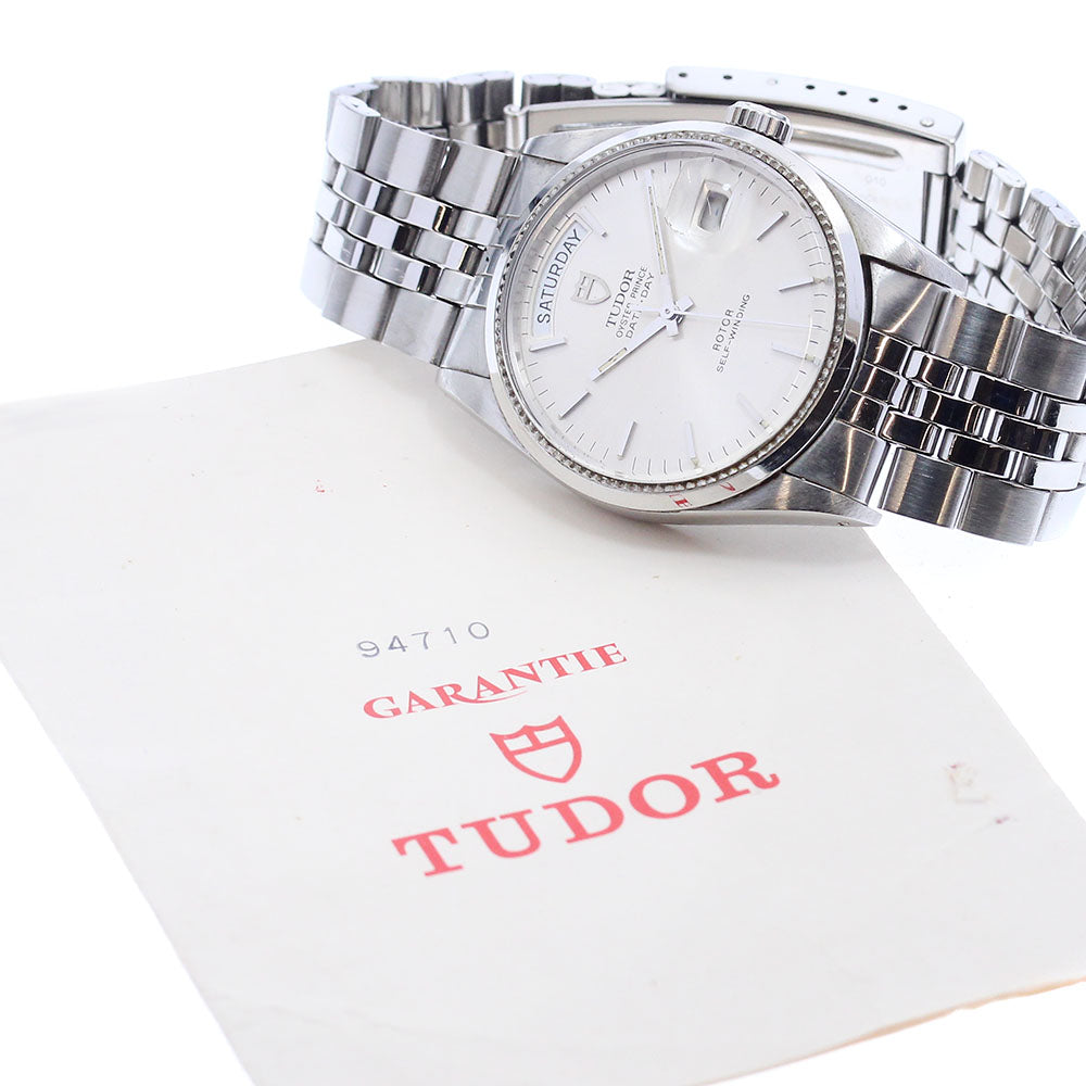 TUDOR Oyster Prince Date Day 94710 Silver Dial Automatic Men's Watch_910438