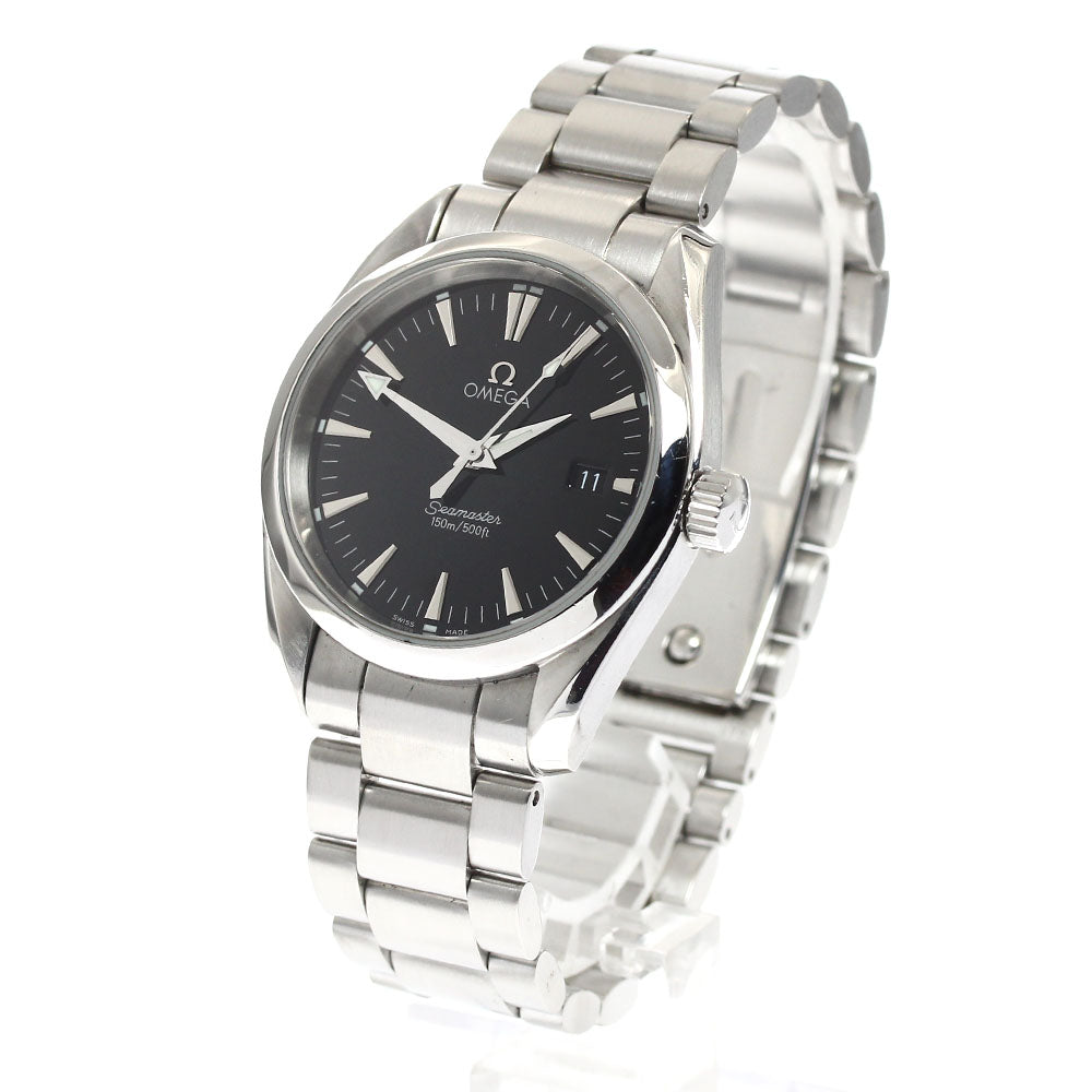 OMEGA Seamaster Aqua Terra 2518.50 Date Black Dial Quartz Boy's Watch_910446