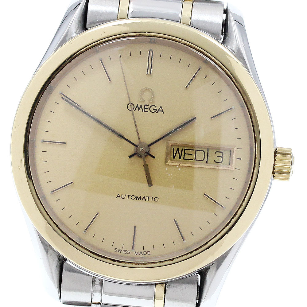 OMEGA Classic 5120.10 YG2 tone day date gold Dial Automatic Men's Watch_910447
