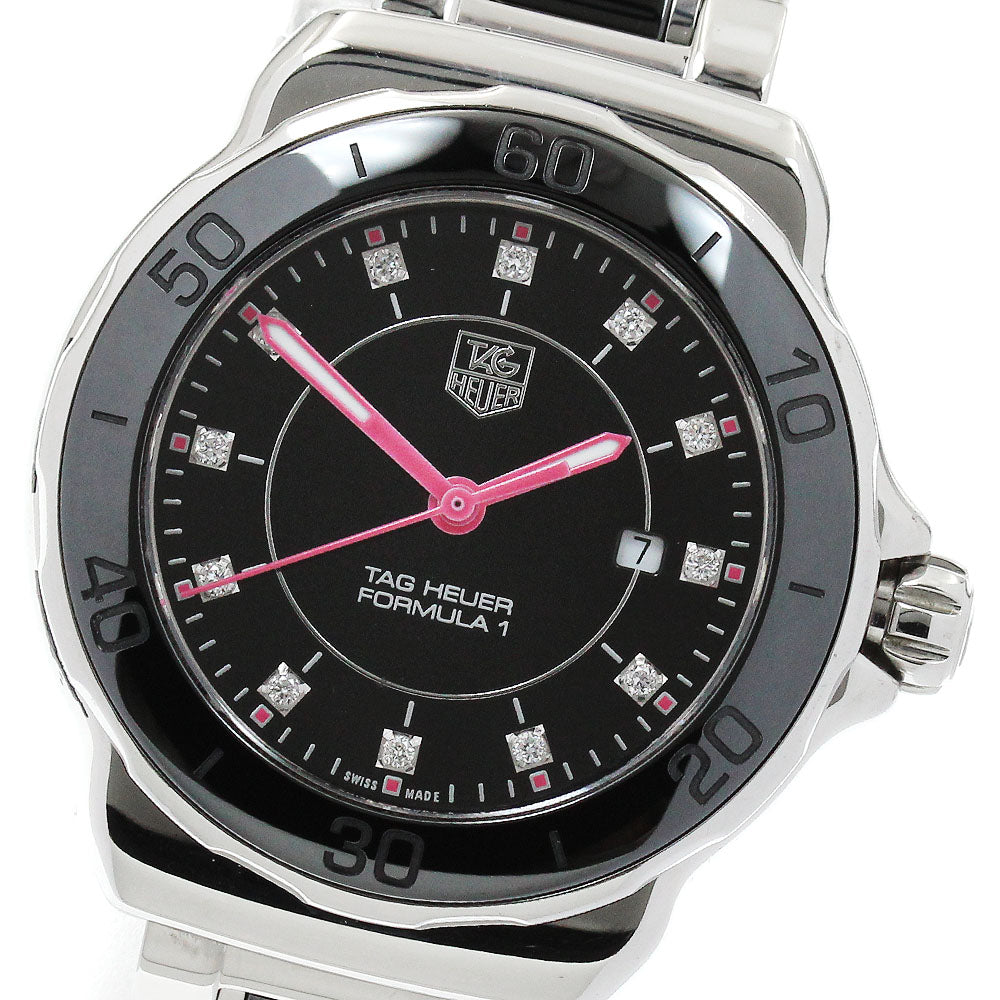 TAG HEUER Formula 1 WAH131A 12P Diamond Date GEM Limited Quartz Ladies_910452