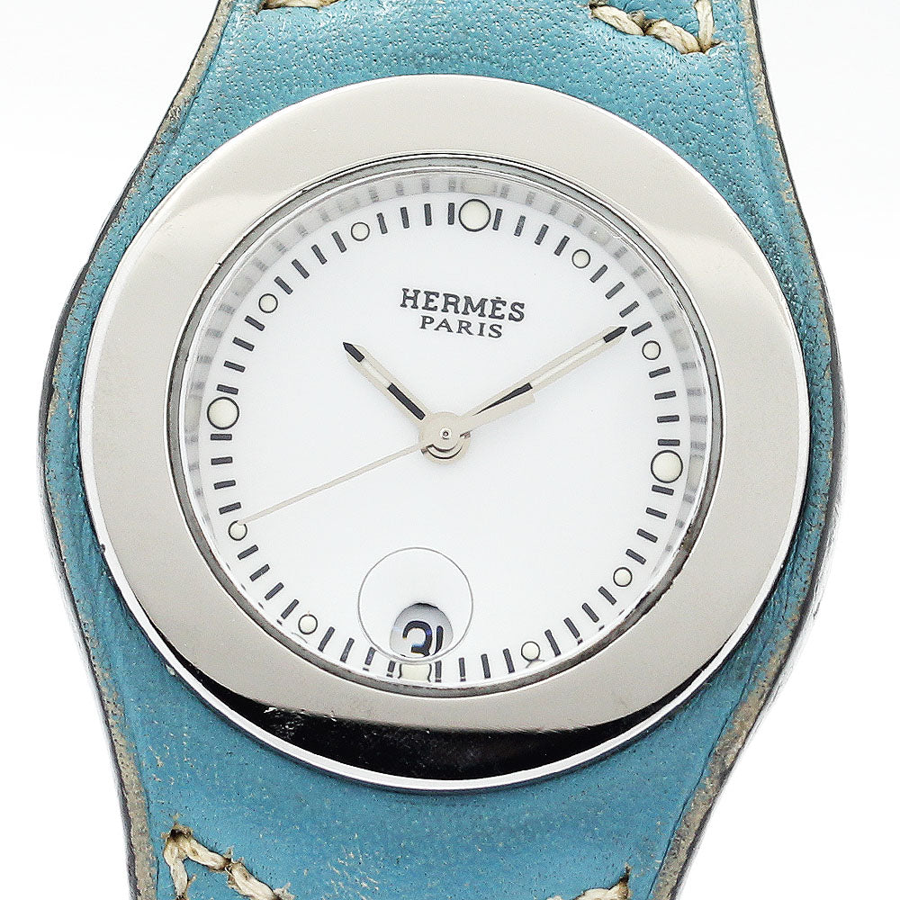 HERMES Arne HA3.210 Date white Dial Quartz Ladies Watch_910457