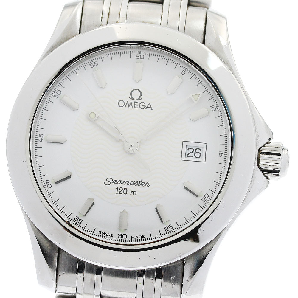 OMEGA Seamaster120 2511.21 Date white Dial Quartz Men's Watch_910461