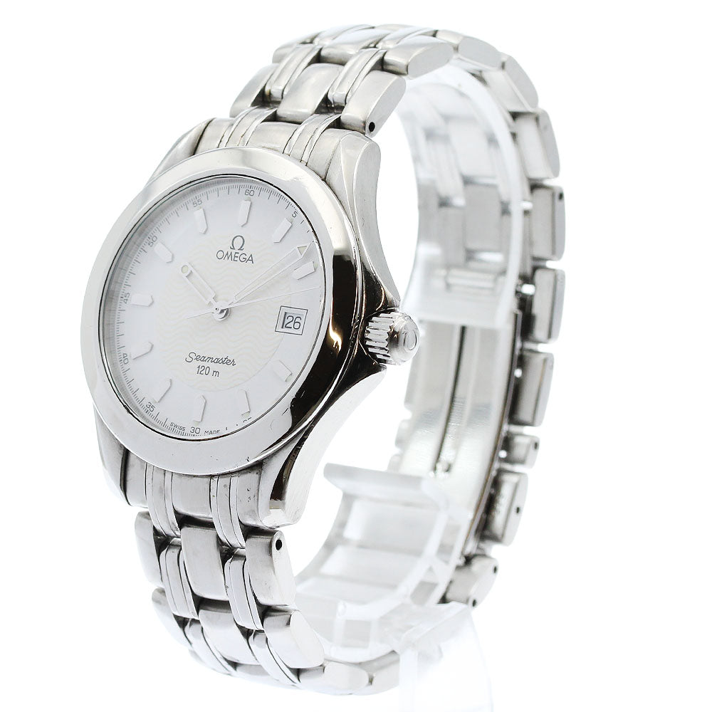 OMEGA Seamaster120 2511.21 Date white Dial Quartz Men's Watch_910461