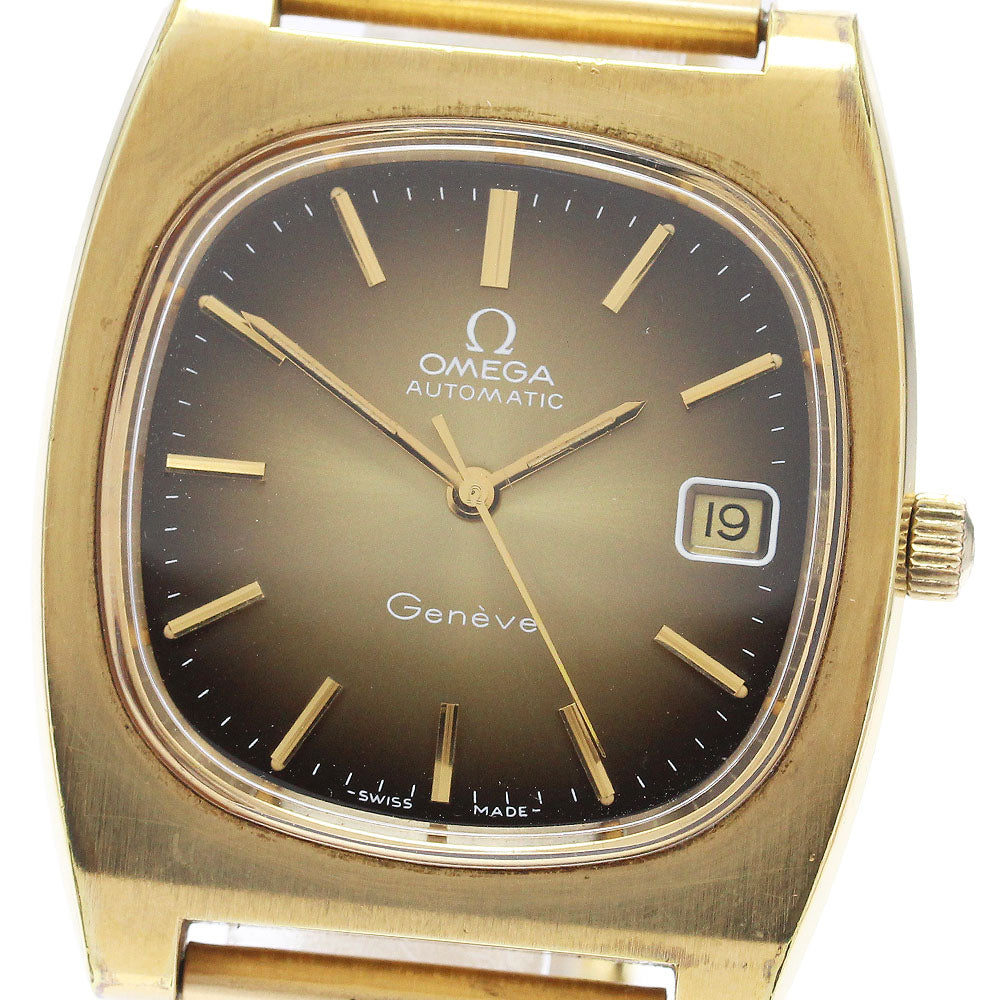 OMEGA Geneve 166.0190 Cal.1021 Date gold Dial Automatic Men's Watch_910470