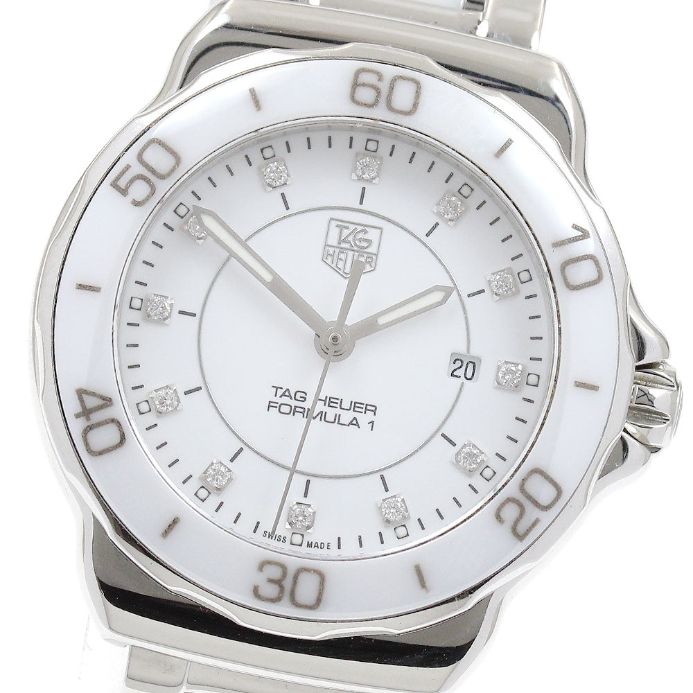 TAG HEUER Formula 1 WAH1315 12P diamond white Dial Quartz Ladies Watch_910476