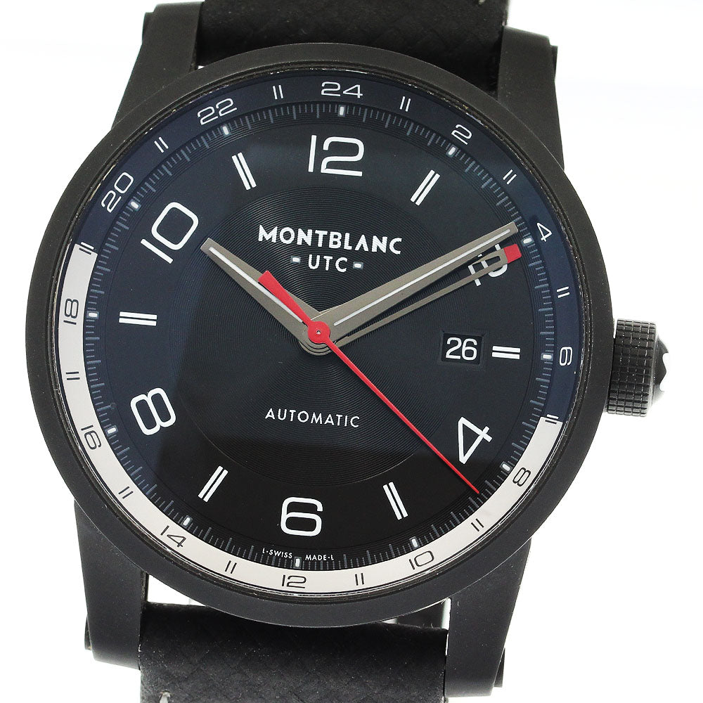 MONTBLANC Time walker MB113876 Date GMT black Dial Automatic Men's Watch_910481