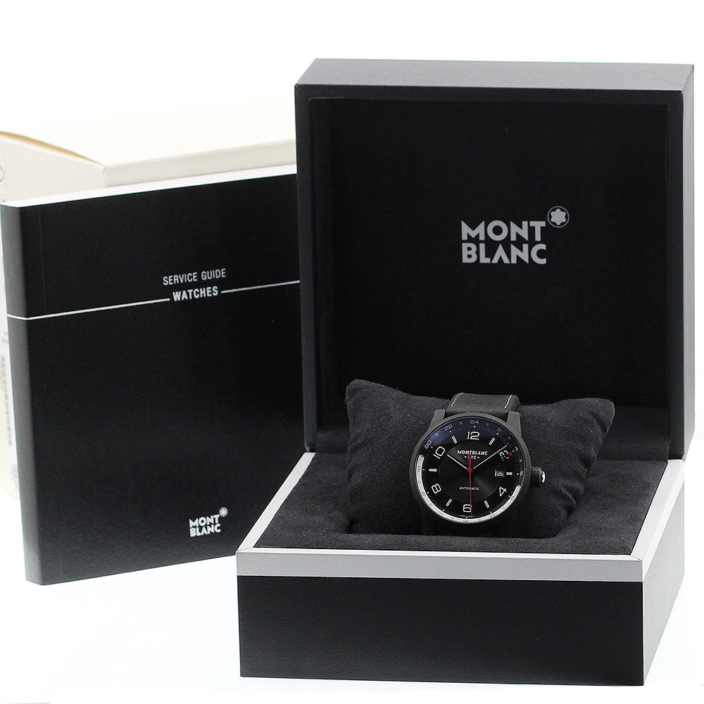 MONTBLANC Time walker MB113876 Date GMT black Dial Automatic Men's Watch_910481