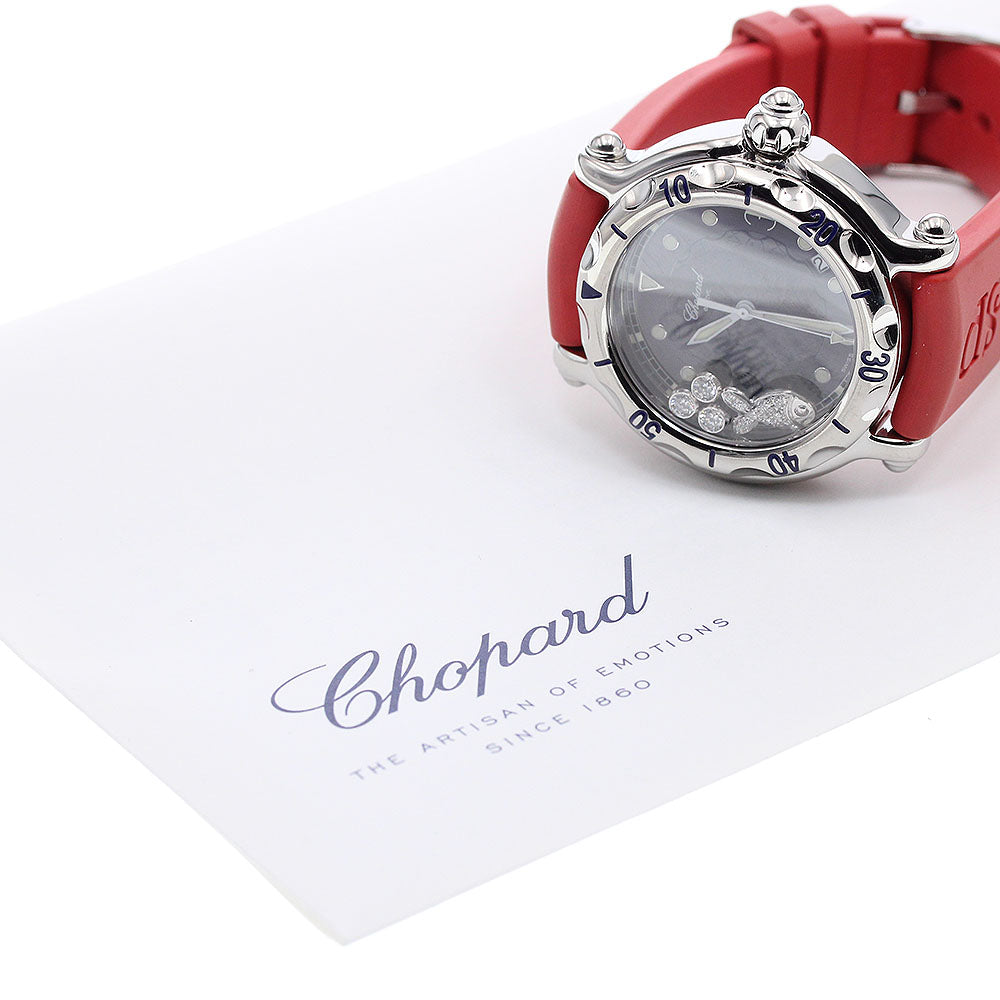 Chopard Happy sport happy fish 8347 Date black Dial Quartz Men's Watch_910490