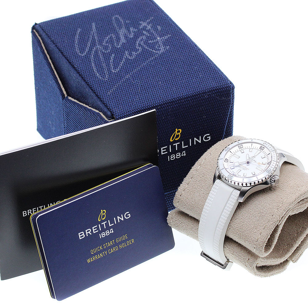 BREITLING Superocean Automatic 36 A17377 white Dial Automatic Boy's Watch_910554