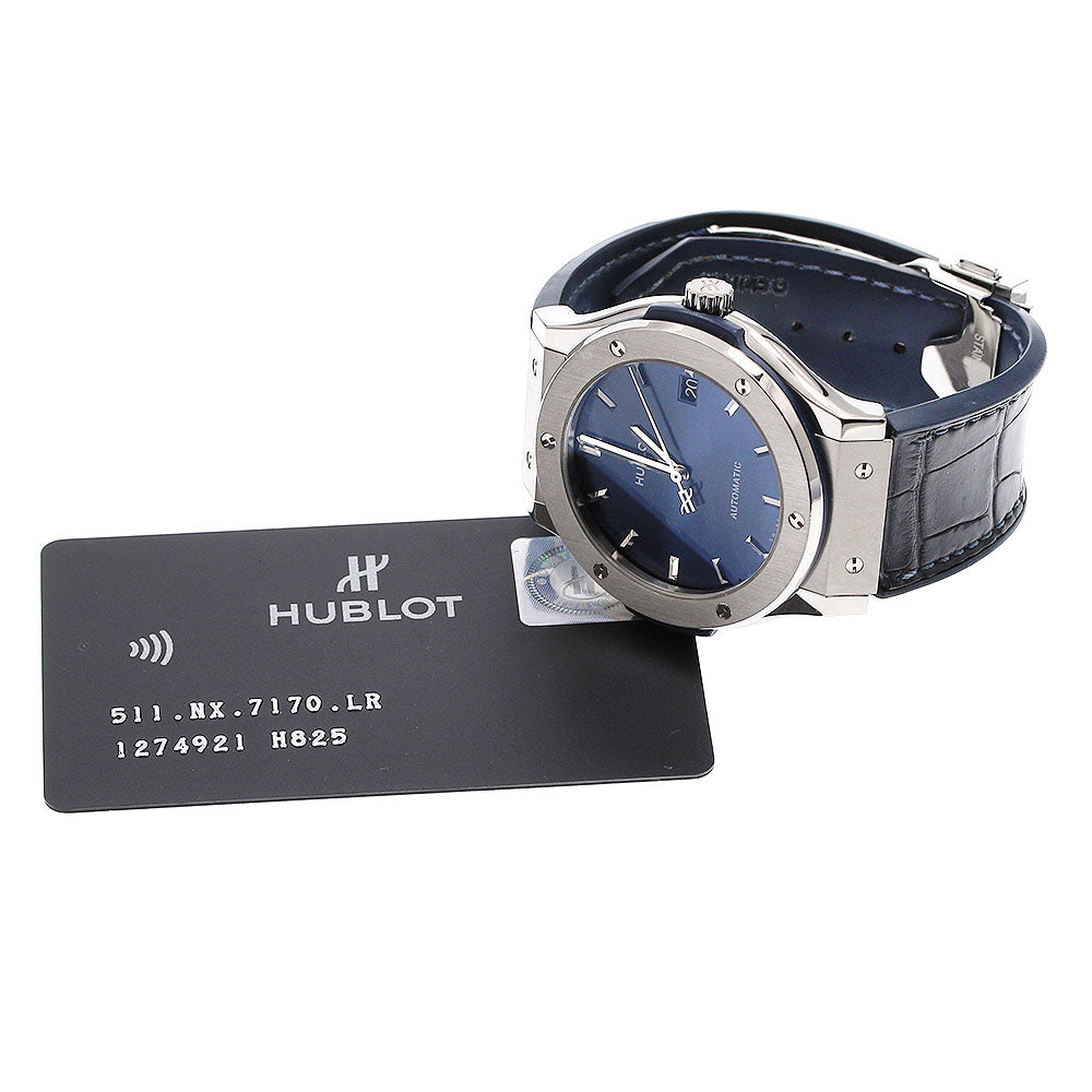 HUBLOT Classic fusion 511.NX.7170.LR Navy Dial Automatic Men's Watch_910557