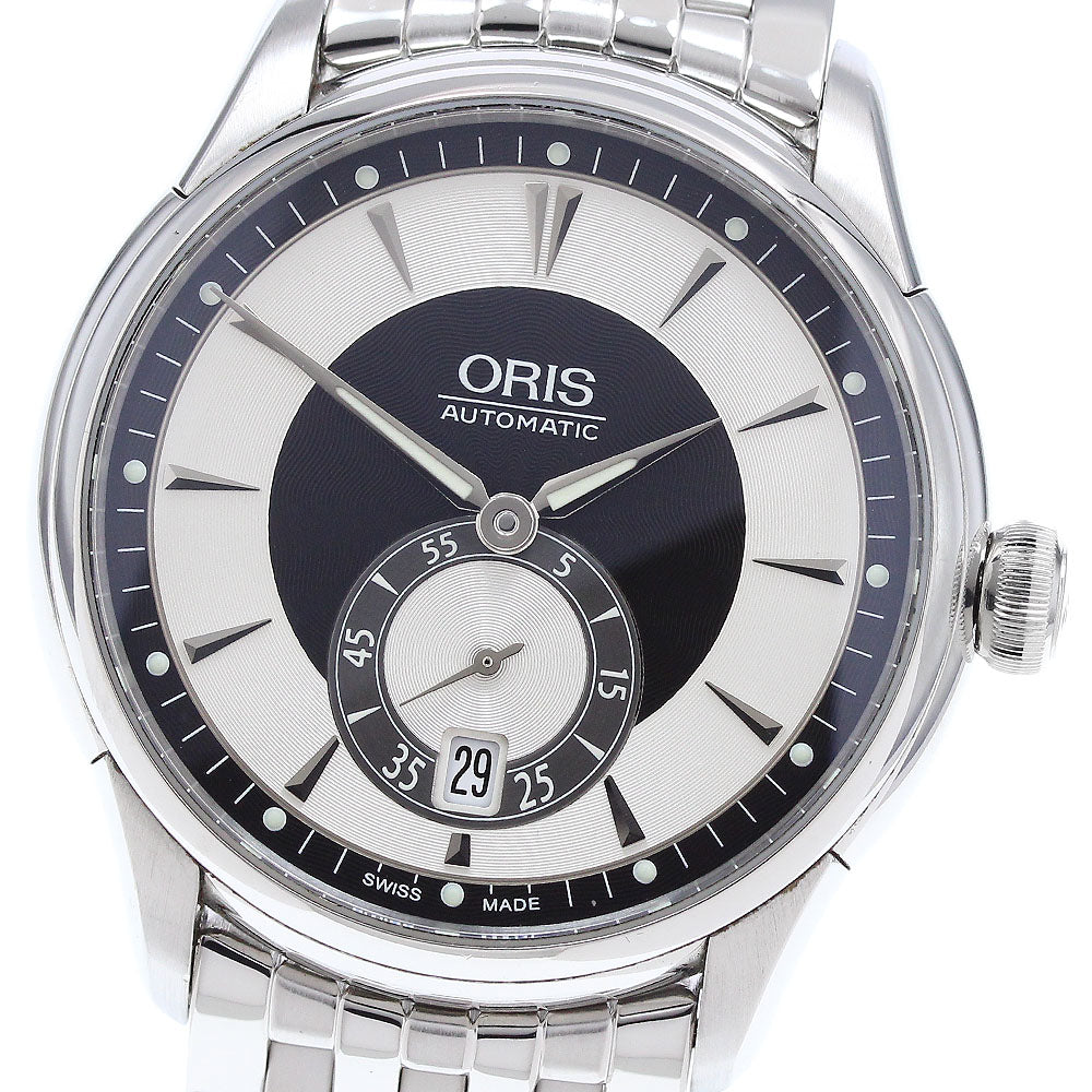ORIS Artelier 7582 Date Small Second Silver / Black Dial Automatic Men's_910563