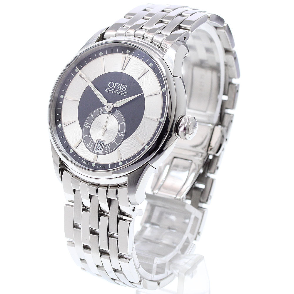 ORIS Artelier 7582 Date Small Second Silver / Black Dial Automatic Men's_910563