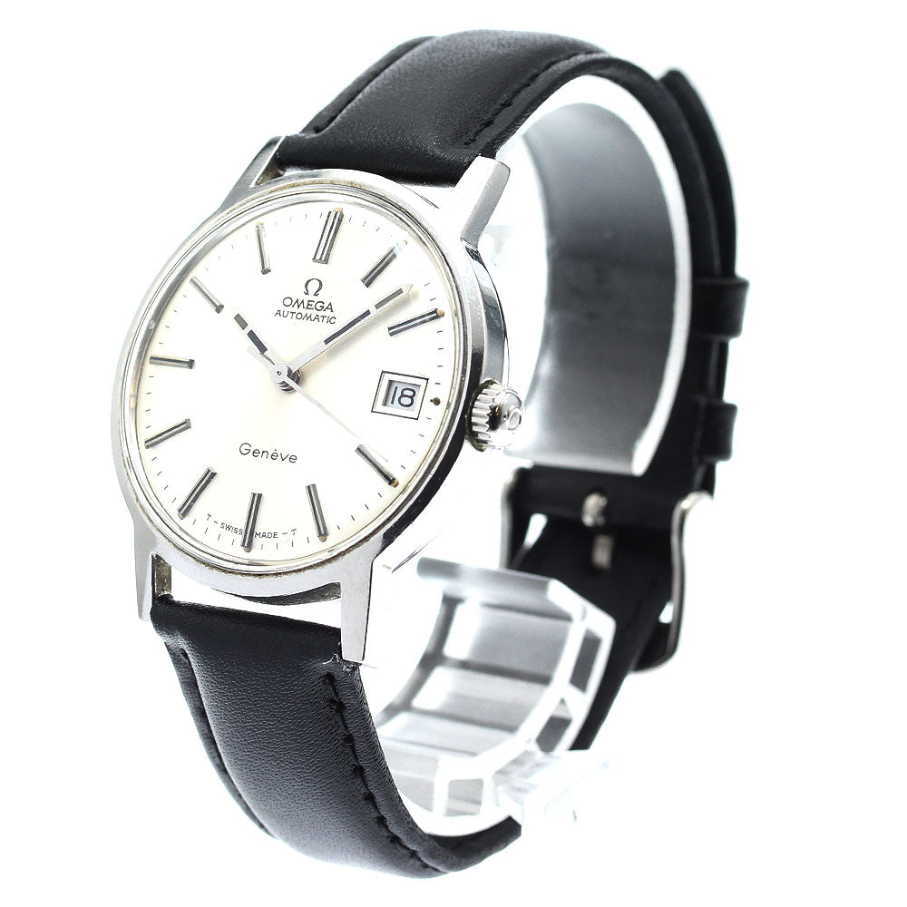 OMEGA Geneve 166.070 Cal.565 Date Silver Dial Automatic Men's Watch_910581