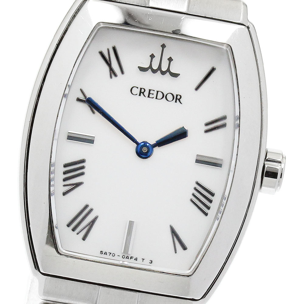 SEIKO CREDOR aqua GSWE977/5A70-0AE0 white Dial Quartz Ladies Watch_910586