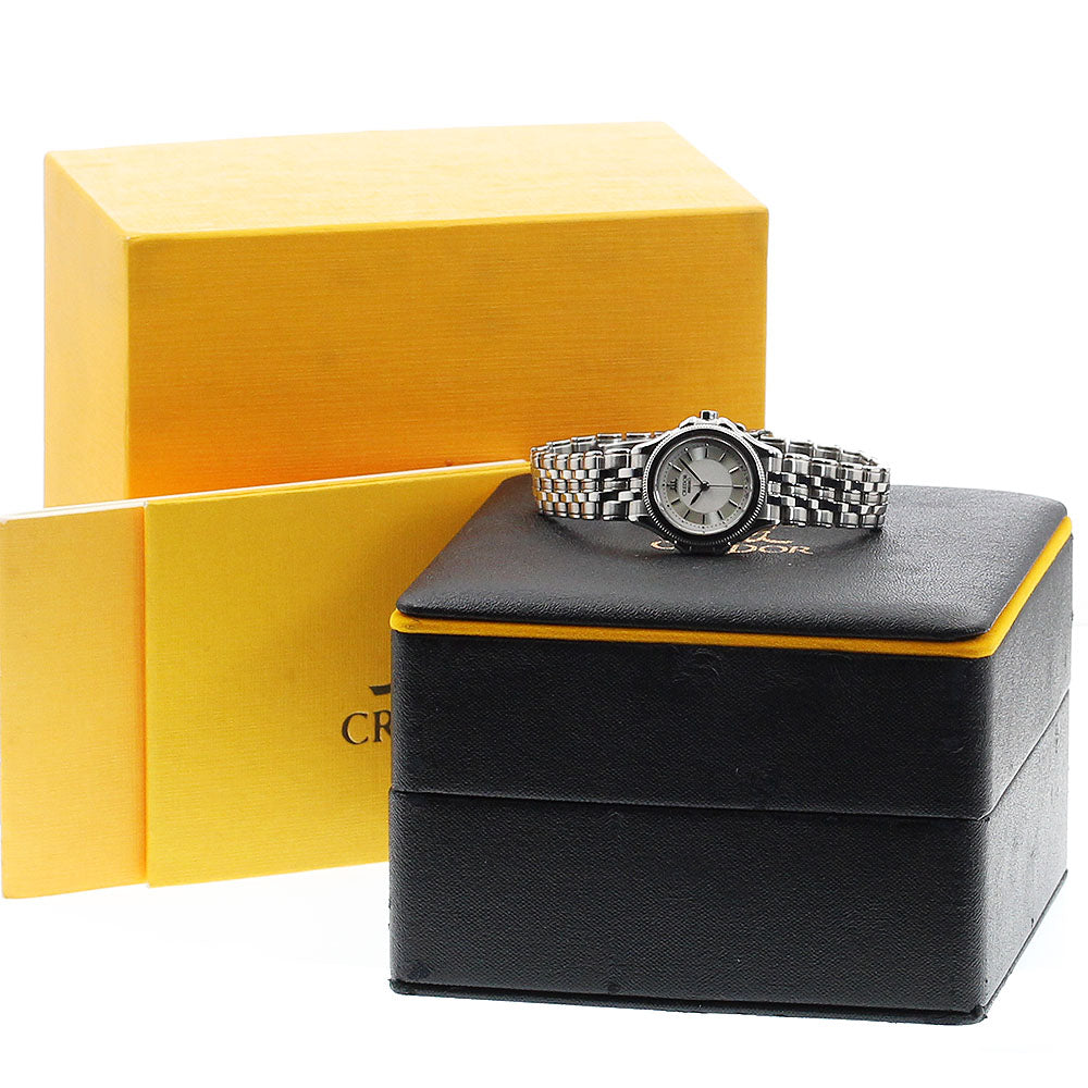 SEIKO CREDOR 4J81-0B20 Silver Dial Quartz Ladies Watch_910588