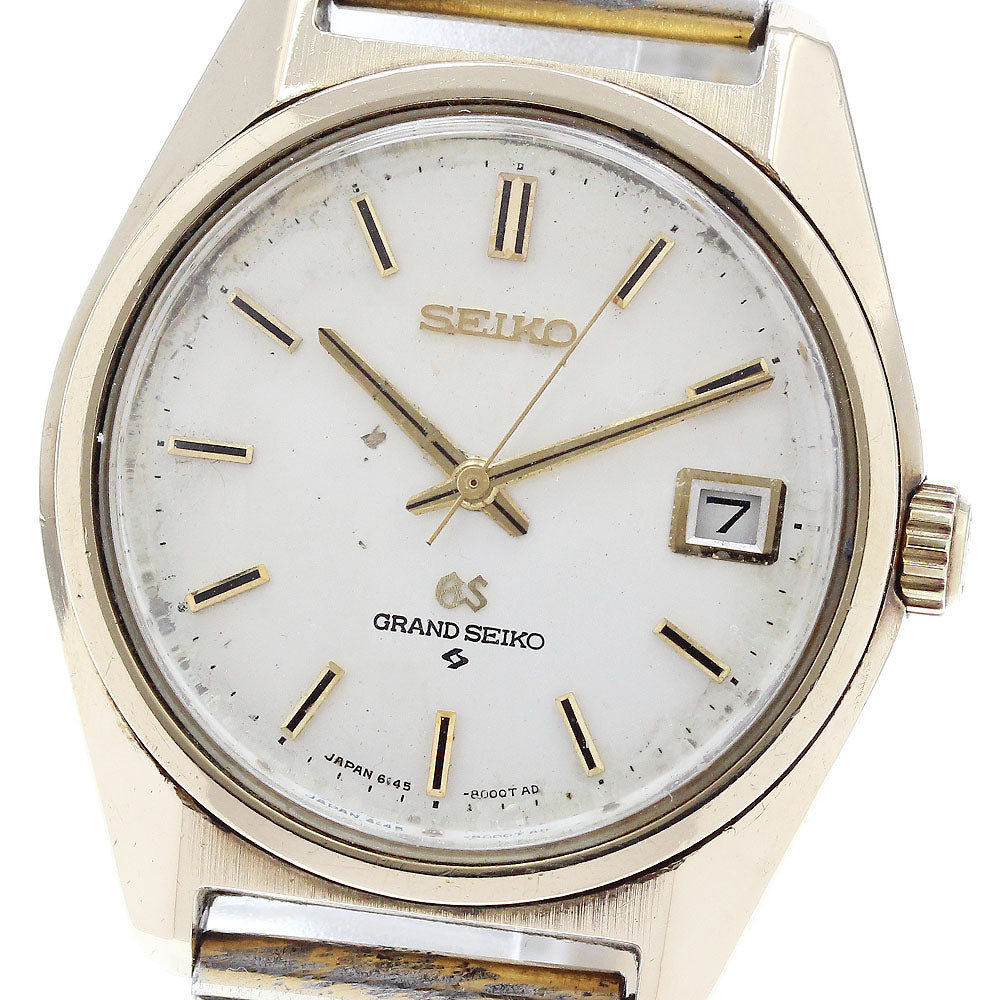 SEIKO Grand Seiko 6145-8000 Date Cal.6145A Silver Dial Automatic Men's_910591