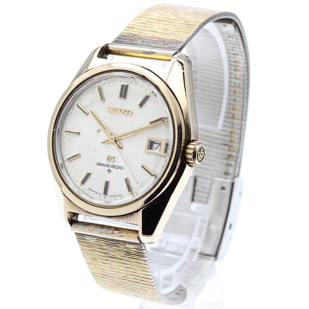 SEIKO Grand Seiko 6145-8000 Date Cal.6145A Silver Dial Automatic Men's_910591
