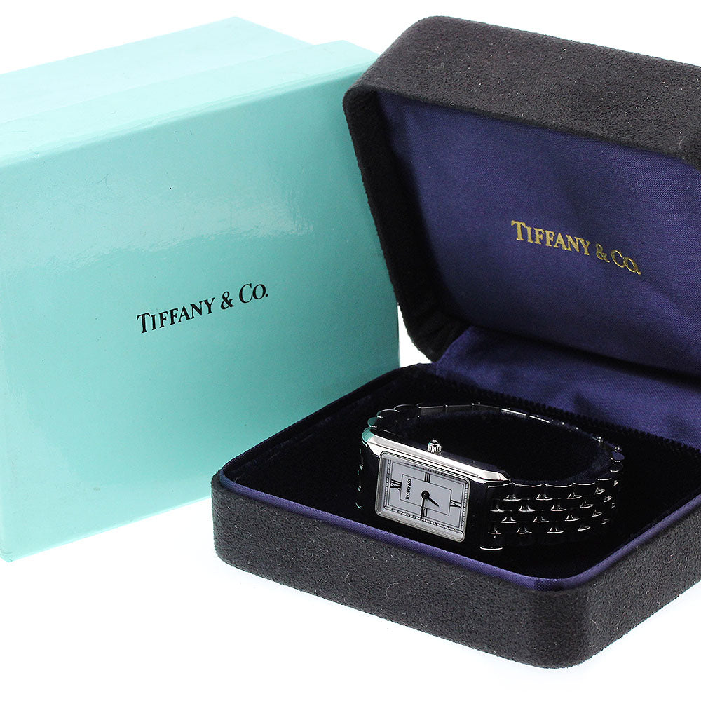 TIFFANY&Co. classic rectangular white Dial Quartz Ladies Watch_910597