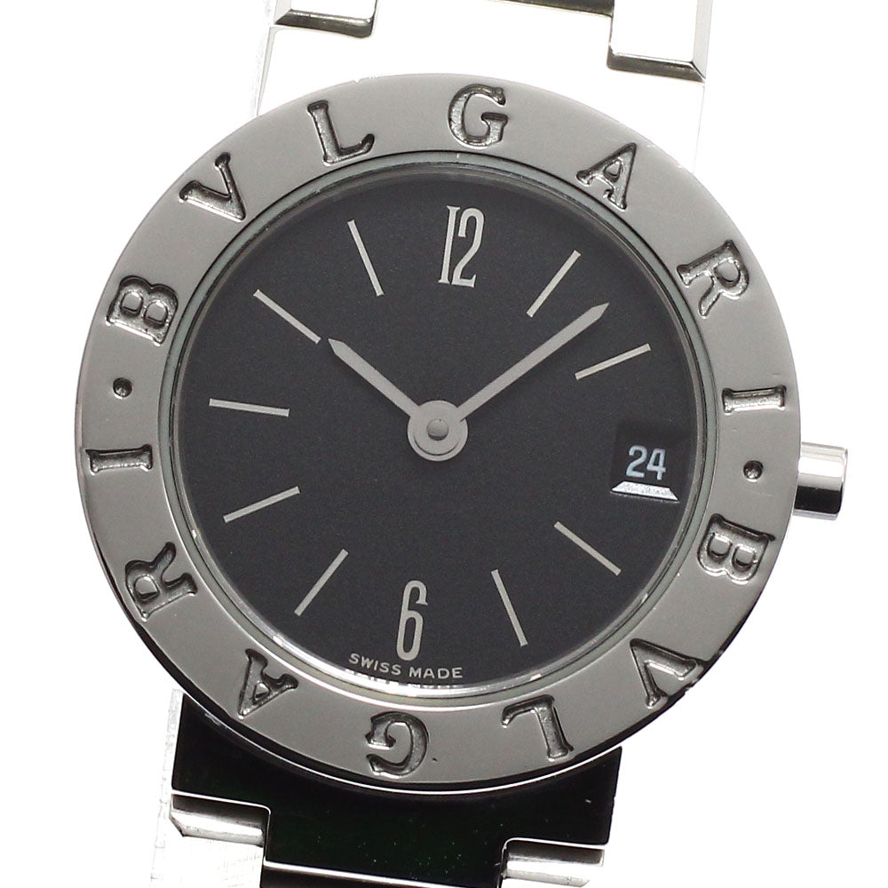 BVLGARI BVLGARIBVLGARI BB23SS Date Black Dial Quartz Ladies Watch_910598