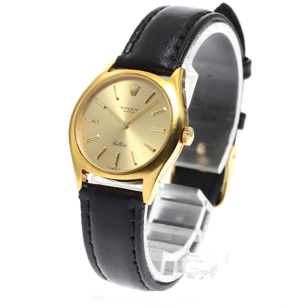 ROLEX Cellini 3800 K18YG Cal.1601 gold Dial Hand Winding Ladies Watch_910603