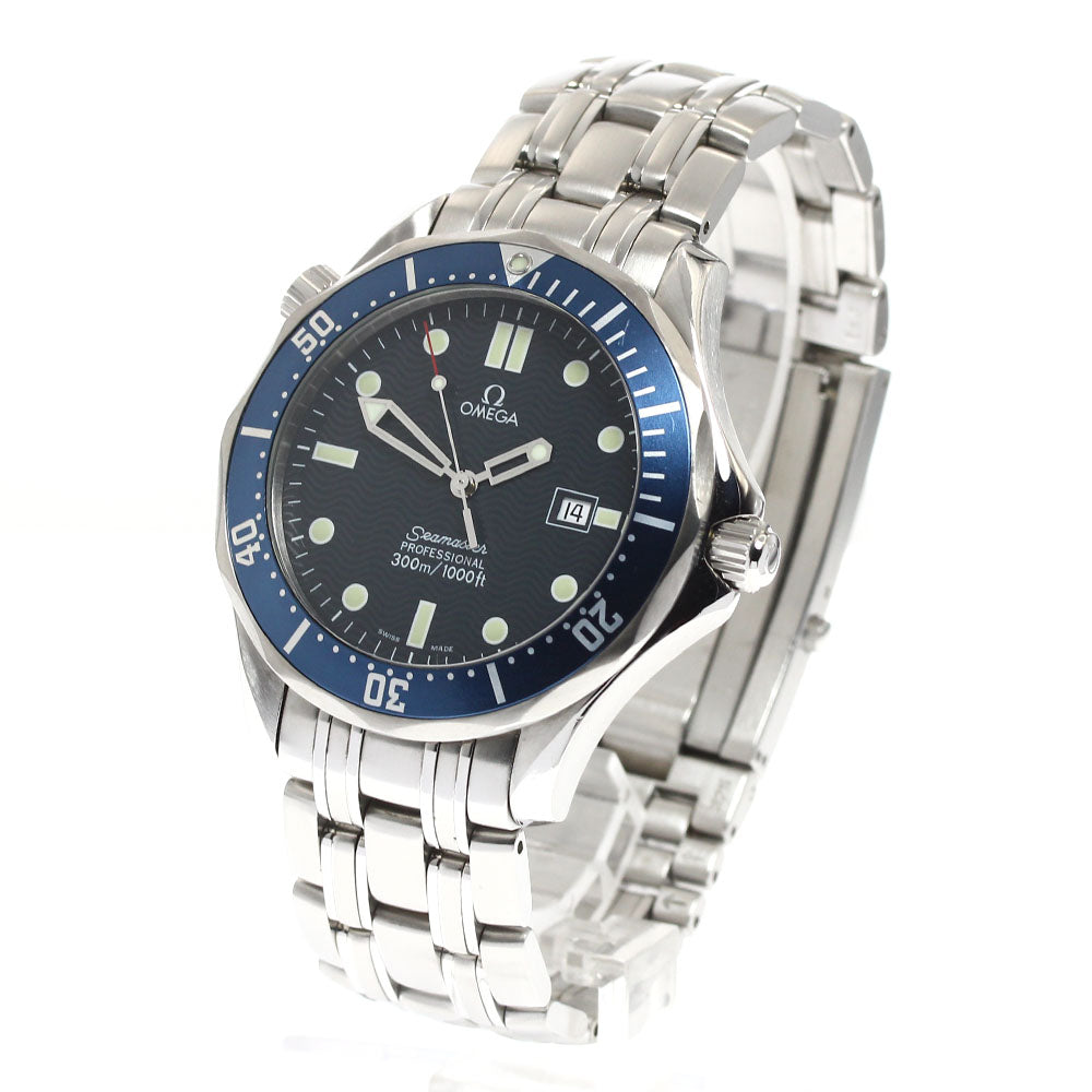 OMEGA Seamaster300 2541.80 Date Navy Dial Quartz Men's Watch_910607